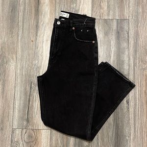 Abercrombie curve love Ankle straight ultra high rise jean